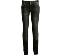 John Doe Betty High XTM, jeans femmes 27/32 Noir Noir