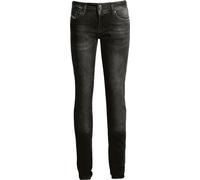 John Doe Betty High XTM Jeans pour dames, noir, taille 28 pour femmes