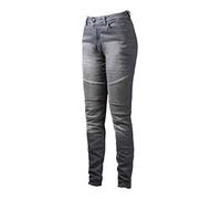 John Doe Betty Biker XTM Jeans de moto de femmes, gris, taille 27