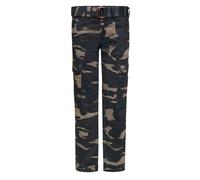John Doe Cargo Slimcut Camouflage Pantalon, Camouflage, Taille 26