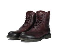 John Doe Chaussure de moto Sixty | XTM | Protection en trois points | Botte en cuir de vache | Semelle antidérapante