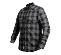 John Doe Motoshirt Chemise, Gris/Noir, Taille XXL
