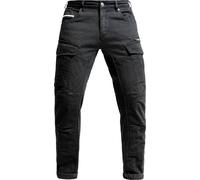 John Doe Defender Mono Pantalon textile de moto, noir, taille 36 pour homme