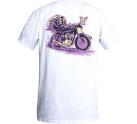 John Doe Ghost Rider, t-shirt XL Blanc/Mauve/Jaune Blanc/Mauve/Jaune