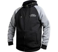 John Doe Hoodie XTM, veste en textile 5XL Noir/Gris Noir/Gris