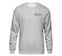 John Doe I Sweater JD Lettering I Sweatshirt I Pull I Lifestyle I Homme I Gris, gris, S