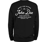 John Doe JD Lettering, sweat-shirt M Noir/Blanc Noir/Blanc