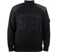 John Doe Knit Zip Big Logo Chandail, noir, Taille 3XL