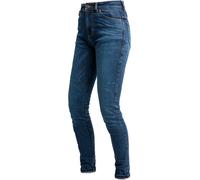 John Doe Luna High Mono Jeans de moto de dames, Blue Stone Wash, Taille 36
