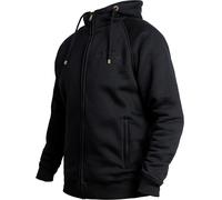 John Doe Moto XTM Zip Hoodie, noir, taille S pour homme