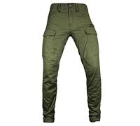 John Doe Motorrad Hose Pants Stroker Olive-W33-L34-XTM