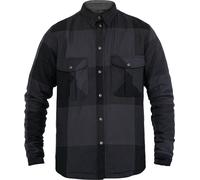John Doe Motoshirt Big Block, chemise/veste textile 5XL Gris/Noir Gris/Noir