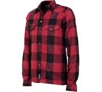 John Doe Motoshirt, chemise/veste textile L Rouge Rouge