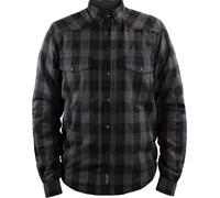 John Doe Motoshirt Chemise, noir-gris, taille XS pour homme
