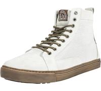 John Doe Neo Chaussures de moto, Blanc/Marron, Taille 36