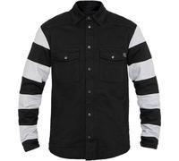 John Doe Prison Chemise moto, Noir/Blanc, Taille XXL