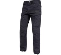 John Doe Regular Cargo Pantalon Textile Moto, noir, Taille 36/34