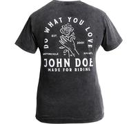 John Doe Rose, t-shirt femmes XS Noir/Blanc Noir/Blanc