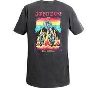 John Doe Snake On Fire, t-shirt S Noir/Rouge/Jaune/Bleu Noir/Rouge/Jaune/Bleu