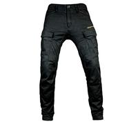 John Doe Stroker Cargo XTM | XTM | Protecteurs insérés | Respirable | Pantalon de Moto Cargo | Pantalon avec Poches latérales