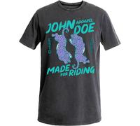 John Doe Tiger I, t-shirt 3XL Noir/Turquoise/Mauve Noir/Turquoise/Mauve