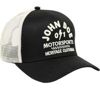 John Doe Black/White Cap, Noir/Blanc, Taille unique