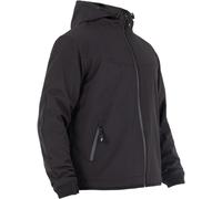 John Doe XTM Hoodie V3 Softshell, veste textile imperméable 5XL Noir Noir