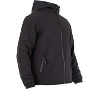 John Doe XTM Hoodie V3 Softshell, veste textile imperméable XS Noir Noir