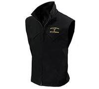 John Dutton Yellow-Stone Veste gilet/Kevin Costner, Jhon Dutton Gilet en coton noir, S