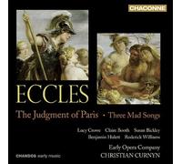 John Eccles: The Judgment of Paris [CD] NEUF
