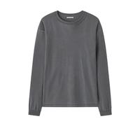 John Elliott - Boxy Cropped Long Sleeve Tee - Homme - Tops - Gris - Taille: S