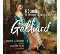 Galliard : 6 Sonates pour flûte à bec et clavecin Op.1 – Edel