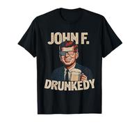 John F. Drunkedy Funny President Kennedy, 4 juillet : bière T-Shirt