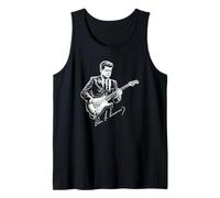 John F. Kennedy Jouant de la Guitare électrique Signature Funny JFK Débardeur
