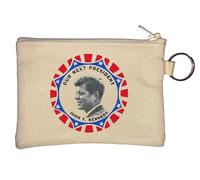 John F Kennedy Our Next President Porte-monnaie Beige