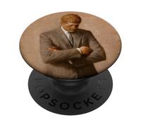 John F Kennedy Peinture 35e président Patriotique POTUS JFK PopSockets PopGrip Adhésif