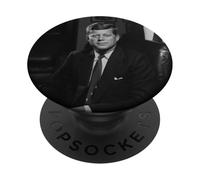 John F Kennedy Photo 35e président Patriotique POTUS JFK PopSockets PopGrip Adhésif