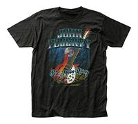 John Fogerty Bad Moon Rising T Shirt Mens Rock N Roll Band Tee Black Size L