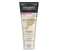 John Frieda Blonde+ Repair System Shampooing - Bond Building - Contenu : 250 ml - Pour cheveux abîmés par éclaircissement - Avec Bond Building Plex