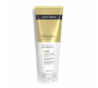 John Frieda Blonde+ Repair System Shampooing Réparation Étape 2 | Nettoie et renforce les liens des cheveux | Cheveux blonds abîmés par la teinture et la chaleur | Technologie Bond Building Plex |