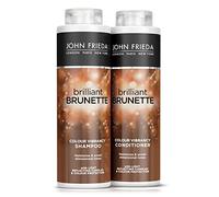 John Frieda Brilliant Brunette Colour Protecting Moisturising Shampoo 500ml & Conditioner 500ml by John Frieda