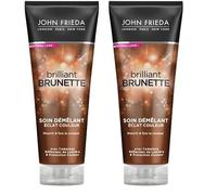 JOHN FRIEDA Brilliant Brunette Soin Démêlant Éclat Couleur 250ml (Lot de 2)