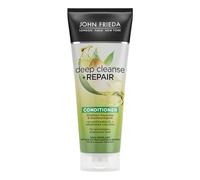John Frieda Deep Cleanse & Repair Après-shampoing - Contenu : 250 ml - Réparation visible et souplesse - Pour cheveux abîmés et abîmés