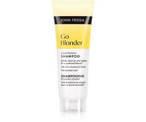 John Frieda Go Blonder Lightening Shampoo shampoing éclaircissant pour cheveux blonds 75 ml
