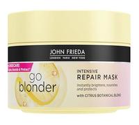John Frieda Go Blonder Masque capillaire 250 ml - Éclaircit, nourrit et protège (Végétalien)