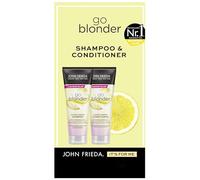 John Frieda Go Blonder Set - Shampoing, 250 ml & après-shampoing, 250 ml - Type de cheveux : blonds, blonds - éclaircit progressivement