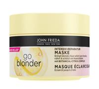 John Frieda Masque Go Blonder - Volume : 250 ml - Cure réparatrice intensive - Type de cheveux : blonds, blonds - Protège contre les dommages aux cheveux