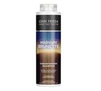 John Frieda Midnight Brunette Shampooing - Taille avantageuse : 500 ml - Approfondissement des couleurs - Type de cheveux : brun, brunette - Taille cabinet