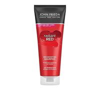 John Frieda Shampoing Boosting Rouge Radiant 250 Ml, Shampoing Cheveux Roux, Shampoing Rehausseur De Couleur Et Déposant Rousses