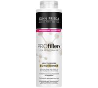 John Frieda Profiller+ Après-shampoing - Volume : 500 ml - Type de cheveux : fins, affaiblis - Nourrit les cheveux - Sans silicone - Taille avantageuse/taille de cabinet